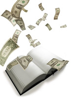money and book